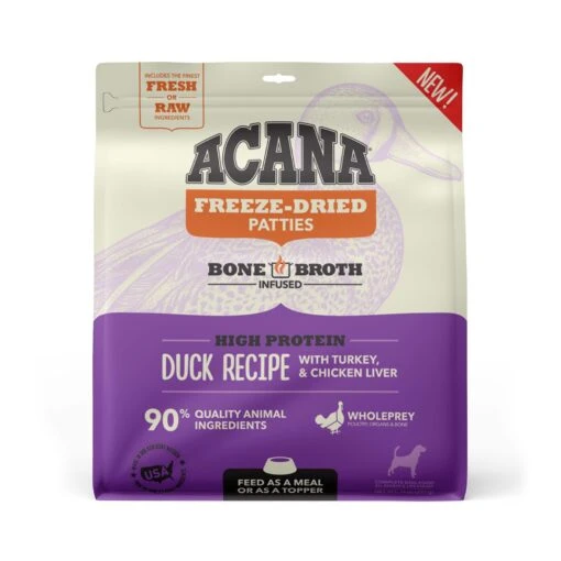 Acana 'Kentucky Dogstar Chicken' Patties Free Freeze-Dried Dog Treats - Run Duck Recipe -Tropiclean Store acana kentucky dogstar chicken patties free freeze dried dog treats run duck recipe 512434