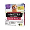 Advecta Ultra Flea And Tick For Dogs - 21 - 55 Lbs - 4 Pack -Tropiclean Store advecta ultra flea and tick for dogs 21 55 lbs 4 pack 474030