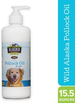 Alaska Naturals Pollock Oil For Dogs - Pollock - 15.5 Oz -Tropiclean Store alaska naturals pollock oil for dogs pollock 155 oz 199482