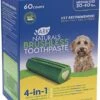 Ark Natural's Breathless Toothpaste Singles Small/Medium Cat And Dog Dental Care - 60 Ct Counter Display -Tropiclean Store ark naturals breathless toothpaste singles smallmedium cat and dog dental care 60 ct counter display 599401