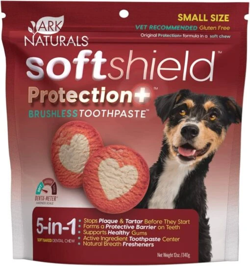 Ark Naturals Soft Shield Protection+ Brushless Toothpaste Dental Dog Chews - Small - 12 Oz -Tropiclean Store ark naturals soft shield protection brushless toothpaste dental dog chews small 12 oz 321564