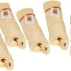 Barking Buddha Large Beef Cheek Roll E-Tag Natural Dog Chews - 12 Count -Tropiclean Store barking buddha large beef cheek roll e tag natural dog chews 12 count 294493