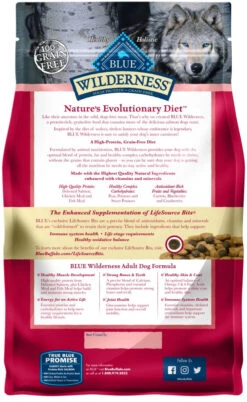 Blue Buffalo Wilderness Grain Free Natural Salmon Recipe Adult Dry Dog Food -Tropiclean Store blue buffalo wilderness grain free natural salmon recipe adult dry dog food 432583