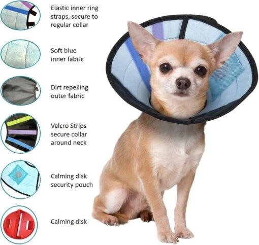 Calm Paws Caring Dog Collar With Calming Disk For Dog - Extra Small -Tropiclean Store calm paws caring dog collar with calming disk for dog extra small 402478