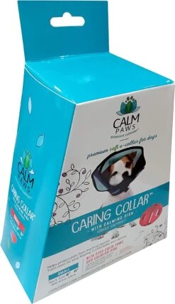 Calm Paws Caring Dog Collar With Calming Disk For Dogs - Small -Tropiclean Store calm paws caring dog collar with calming disk for dogs small 433873