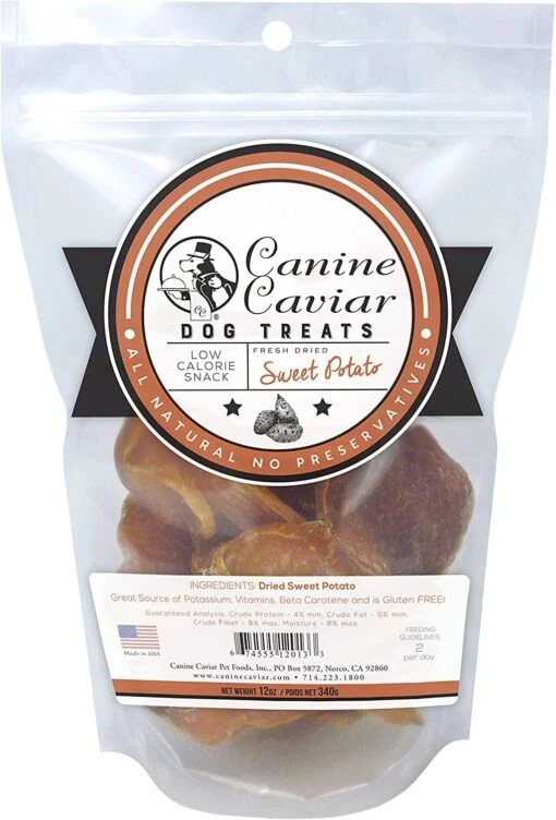 Canine Caviar Dried Sweet Potatoes Dehydrated Dog Treats - 12 Oz -Tropiclean Store canine caviar dried sweet potatoes dehydrated dog treats 12 oz 538976