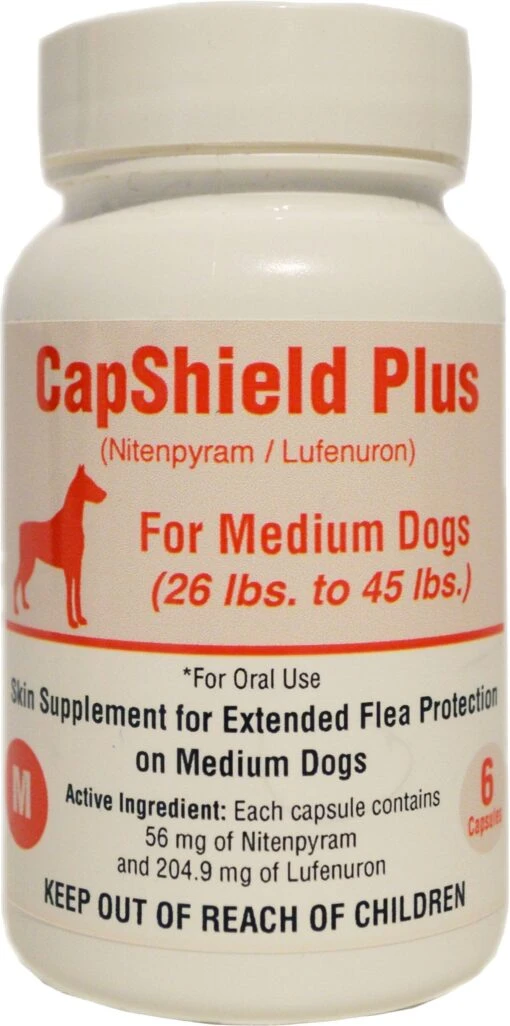 Capshield Plus Flea And Tick Protection Tablets For Dogs - 26 - 45 Lbs - 6 Count -Tropiclean Store capshield plus flea and tick protection tablets for dogs 26 45 lbs 6 count 512097