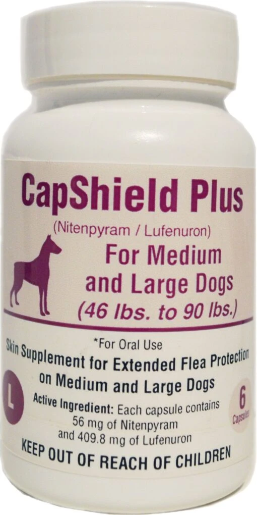 Capshield Plus Flea And Tick Protection Tablets For Dogs - 46 - 90 Lbs - 6 Count -Tropiclean Store capshield plus flea and tick protection tablets for dogs 46 90 lbs 6 count 305380