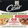 Cesar Wholesome Bowls Multi-Pack Chicken And Beef Wet Dog Food - 2/6 Pack -Tropiclean Store cesar wholesome bowls multi pack chicken and beef wet dog food 26 pack 748579