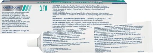 Virbac C.E.T. Enzymatic Toothpaste For Dogs & Cats - Poultry - 2.5 Oz - 70 Gm -Tropiclean Store cet enzymatic toothpaste for dogs cats poultry 25 oz 70 gm 702776