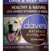 Dave's Pet Food Naturally Healthy Liver & Beef Canned Dog Food - 13 Oz Cans - Case Of 12 -Tropiclean Store daves pet food naturally healthy liver beef canned dog food 13 oz cans case of 12 976622