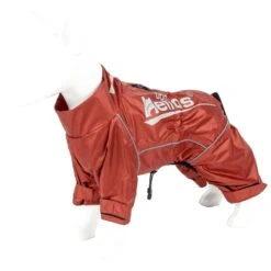 Dog Helios ® 'Hurricanine' Waterproof And Reflective Full Body Dog Coat -Tropiclean Store dog helios r hurricanine waterproof and reflective full body dog coat jacket w heat reflective technology 193966