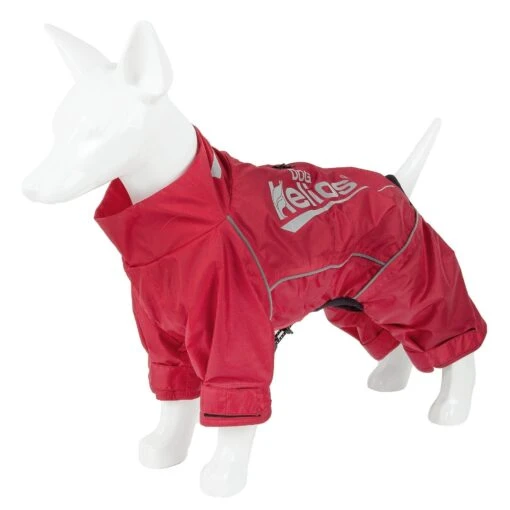 Dog Helios ® 'Hurricanine' Waterproof And Reflective Full Body Dog Coat -Tropiclean Store dog helios r hurricanine waterproof and reflective full body dog coat jacket w heat reflective technology 550435