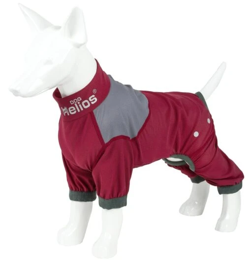 Dog Helios ® 'Tail Runner' Lightweight 4-Way-Stretch Breathable Yoga Dog Tracksuit -Tropiclean Store dog helios r tail runner lightweight 4 way stretch breathable full bodied performance dog track suit 199405