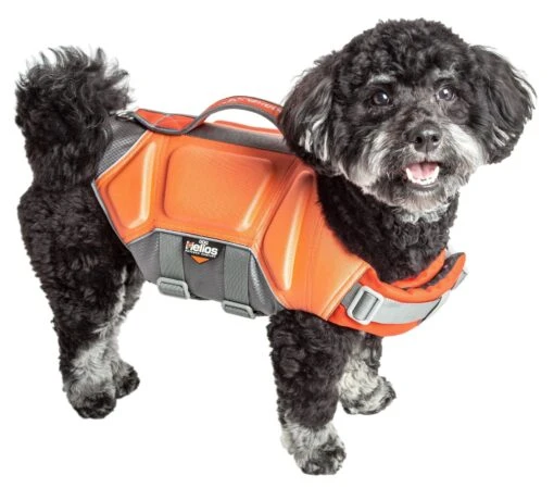 Dog Helios ® 'Tidal Guard' Multi-Point Strategically-Stitched Reflective Pet Dog Life Jacket Vest -Tropiclean Store dog helios r tidal guard multi point strategically stitched reflective pet dog life jacket vest 826665 scaled