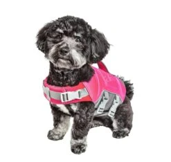 Dog Helios ® 'Tidal Guard' Multi-Point Strategically-Stitched Reflective Pet Dog Life Jacket Vest -Tropiclean Store dog helios r tidal guard multi point strategically stitched reflective pet dog life jacket vest 844768