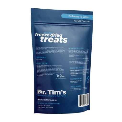 Dr. Tim's Freeze Dried Clean Tripe Dog And Cat Treats -Tropiclean Store dr tims freeze dried clean tripe dog and cat treats 208693