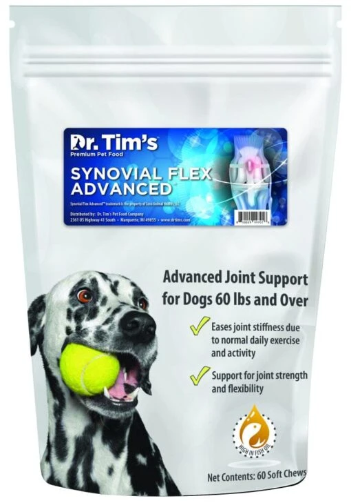 Dr. Tim's Synovial Flex Advanced Joint Mobility Chews For Dogs Over 60lbs -Tropiclean Store dr tims synovial flex advanced joint mobility chews for dogs over 60lbs 569998