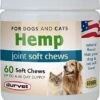 Durvet Hemp Joint Soft Chews For Dogs & Cats - 60 Count -Tropiclean Store durvet hemp joint soft chews for dogs cats 60 count 892086