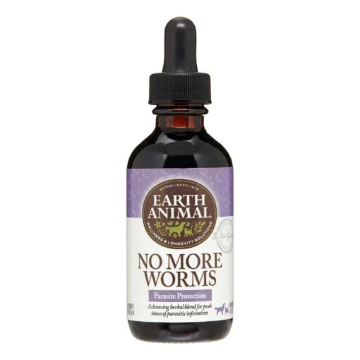 Earth Animal Dog NO MORE WORMS - 2 Oz -Tropiclean Store earth animal dog no more worms 2 oz 511412