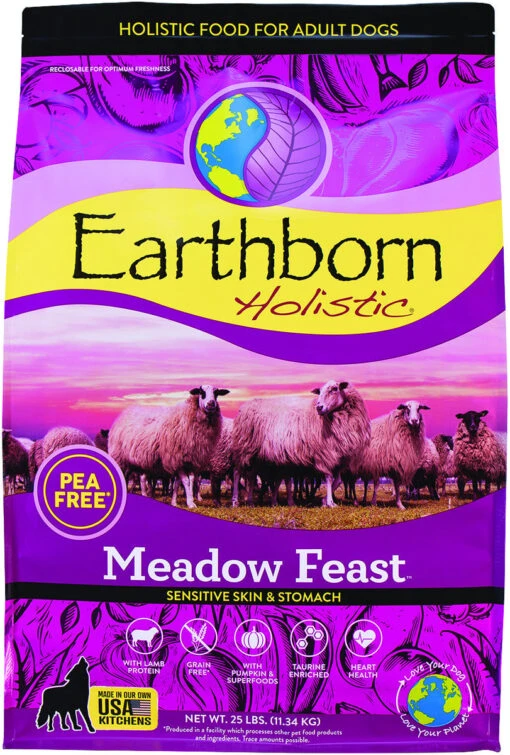 Earthborn Grain-Free Meadow Feast Dry Dog Food - 25 Lbs -Tropiclean Store earthborn grain free meadow feast dry dog food 25 lbs 226350