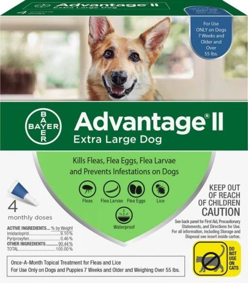 Elanco Advantage II Extra Large Dog -Tropiclean Store elanco advantage ii extra large dog 174311