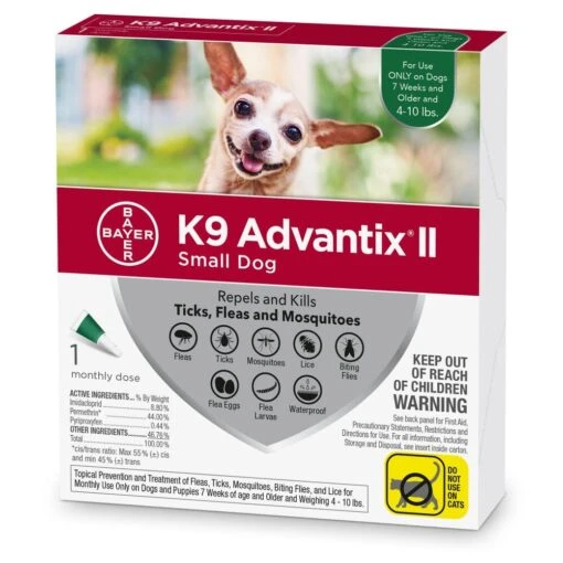 Elanco K9 Advantix II Small Dog -Tropiclean Store elanco k9 advantix ii small dog 776357