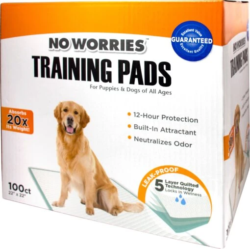 Four Paws No Worries Training Pad Dog Training Pads - 100 Count -Tropiclean Store four paws no worries training pad dog training pads 100 count 538561 scaled