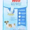 Four Paws Wee-Wee Disposable Male Dog Wraps Dog Diapers - Extra Small - Small - 12 Pack -Tropiclean Store four paws wee wee disposable male dog wraps dog diapers extra small small 12 pack 124005