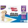 Four Paws Wee-Wee Insta-Rise Border Pad Dog Training Pads - 22 X 23 In - 50 Pack -Tropiclean Store four paws wee wee insta rise border pad dog training pads 22 x 23 in 50 pack 412849