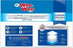 Four Paws Wee-Wee Pads Dog Training Pads - 22 X 23 In - 50 Pack -Tropiclean Store four paws wee wee pads dog training pads 22 x 23 in 50 pack 451970