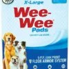 Four Paws Wee-Wee Pads Extra Large Dog Training Pads - 28 X 34 In - 14 Pack -Tropiclean Store four paws wee wee pads extra large dog training pads 28 x 34 in 14 pack 869042