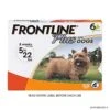 Frontline Plus Flea And Tick For Dogs - 1 - 22 Lbs - 6 Pack -Tropiclean Store frontline plus flea and tick for dogs 1 22 lbs 6 pack 782496