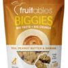 Fruitables Biggies Peanut Butter & Banana Crunchy Dog Treats - 16 Oz Pouch -Tropiclean Store fruitables biggies peanut butter banana crunchy dog treats 16 oz pouch 549632