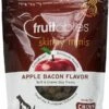 Fruitables Skinny Mini Apple & Bacon Soft And Chewy Dog Treats - 12 Oz Pouch -Tropiclean Store fruitables skinny mini apple bacon soft and chewy dog treats 12 oz pouch 806746