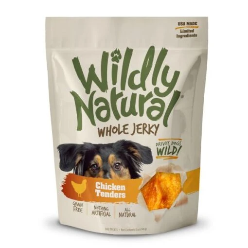 Fruitables Wildly Natural Chicken Tenders Dog Jerky Treats - 5 Oz Pouch -Tropiclean Store fruitables wildly natural chicken tenders dog jerky treats 5 oz pouch 630048