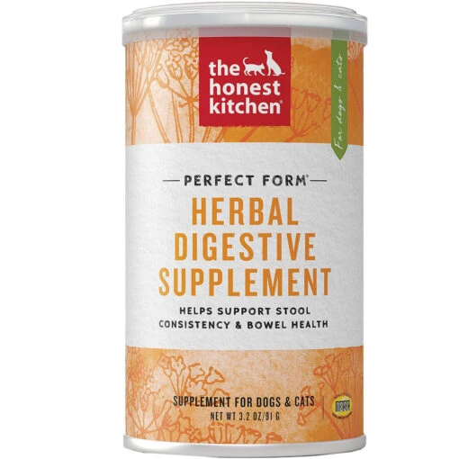 Honest Kitchen Dog And Cat Digestive Support Herbal - 3.2 Oz -Tropiclean Store honest kitchen dog and cat digestive support herbal 32 oz 497819