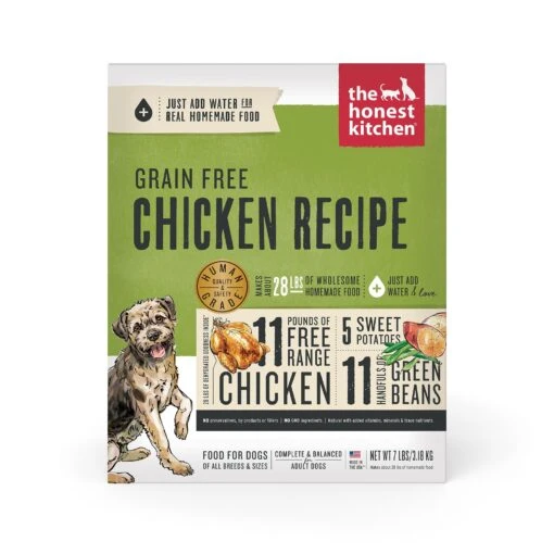 Honest Kitchen Grain-Free Chicken Dehydrated Dog Food - 7 Lb Box -Tropiclean Store honest kitchen grain free chicken dehydrated dog food 7 lb box 559557