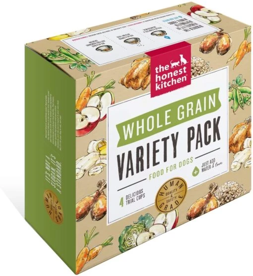 Honest Kitchen Whole Grain Variety Pack Dehydrated Dog Food - 1.75 Ounce - Case Of 6 -Tropiclean Store honest kitchen whole grain variety pack dehydrated dog food 175 ounce case of 6 399155