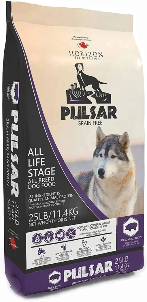 Horizon Pulsar Grain Free Pork Dry Dog Food - 25 Lb Bag -Tropiclean Store horizon pulsar grain free pork dry dog food 25 lb bag 305103