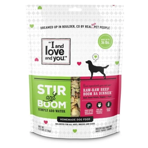 I And Love And You Grain Free Stir And Boom Raw Raw Beef Boom Ba Dehydrated Raw Dog Food -Tropiclean Store i and love and you grain free stir and boom raw raw beef boom ba dehydrated raw dog food 769400