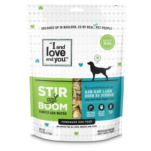 I And Love And You Grain Free Stir And Boom Raw Raw Lamb Boom Ba Dehydrated Raw Dog Food -Tropiclean Store i and love and you grain free stir and boom raw raw lamb boom ba dehydrated raw dog food 180050