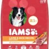 Iams ProActive Health Lamb & Rice Mini Chunks Adult Dry Dog Food - 38.5 Lb Bag -Tropiclean Store iams proactive health lamb rice mini chunks adult dry dog food 385 lb bag 916497