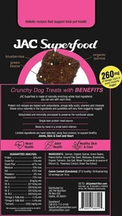 JAC Pet Nutrition Salmon (joint, Skin, Coat, Heart) Dog Treats - 14 Oz -Tropiclean Store jac pet nutrition salmon joint skin coat heart dog treats 14 oz 622848