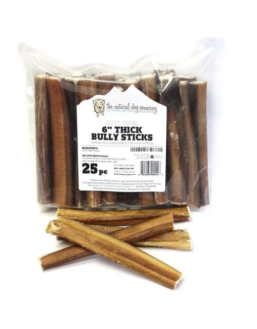 K-9 Kraving Treats 6" Beef Bully Sticks (cleaned Odor Free) Baked Dog Treats - Case Of 50 -Tropiclean Store k 9 kraving treats 6 beef bully sticks cleaned odor free baked dog treats case of 50 856602