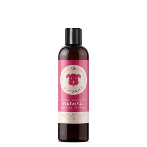 KIN + KIND Organic Skin And Coat Oatmeal Sweet Blossom Cat And Dog Shampoo - 128 Oz Bottle -Tropiclean Store kin kind organic skin and coat oatmeal sweet blossom cat and dog shampoo 128 oz bottle 365639