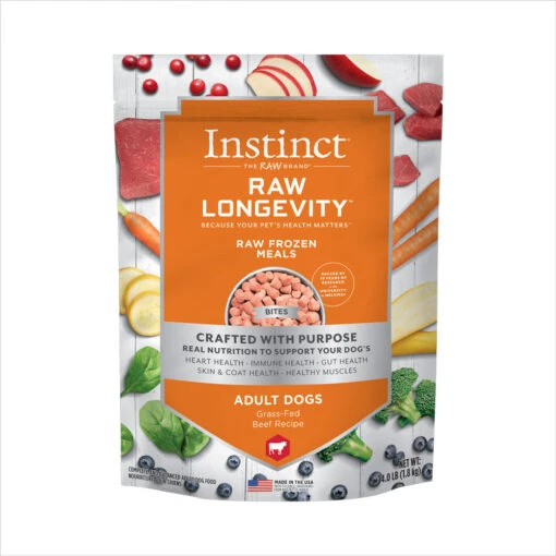 Longevity Raw Bites Nourishing Beef Dehydrated Dog Treats - 4 Oz -Tropiclean Store longevity raw bites nourishing beef dehydrated dog treats 4 oz 780455