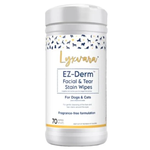 Lyxvara Dog EZ DERM Wipes Fragrance Free -Tropiclean Store lyxvara dog ez derm wipes fragrance free 923468