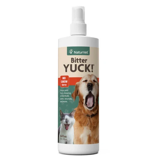 Naturvet Bitter Yuck! No Chew Spray Cat And Dog Training Aids - 16 Oz Bottle -Tropiclean Store naturvet bitter yuck no chew spray cat and dog training aids 16 oz bottle 199819