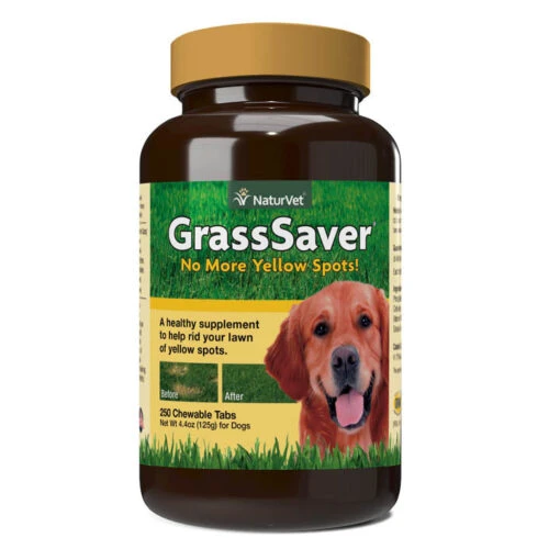 Naturvet GrassSaver Yard Care Tablets Dog Supplements - 250 Ct Bottle -Tropiclean Store naturvet grasssaver yard care tablets dog supplements 250 ct bottle 343914